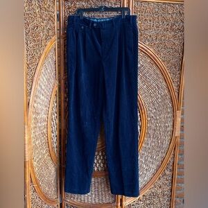 Faconnable Men’s Blue Corduroy Pants Classic Style Size 36/46 Great Condition!
